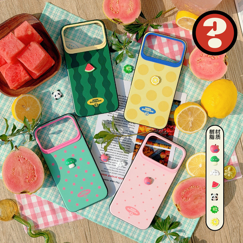 Wowdoudou【In Stock】Doudou Shell Summer New Product【Summer Farm】Apple 16/17 Little Doudou Phone Case