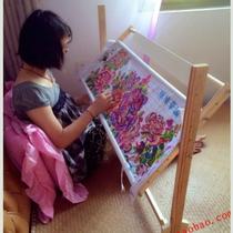 Special offer cross stitch rack clearance large adjustable embroidery home solid wood handheld bed desktop embroidery rack universal