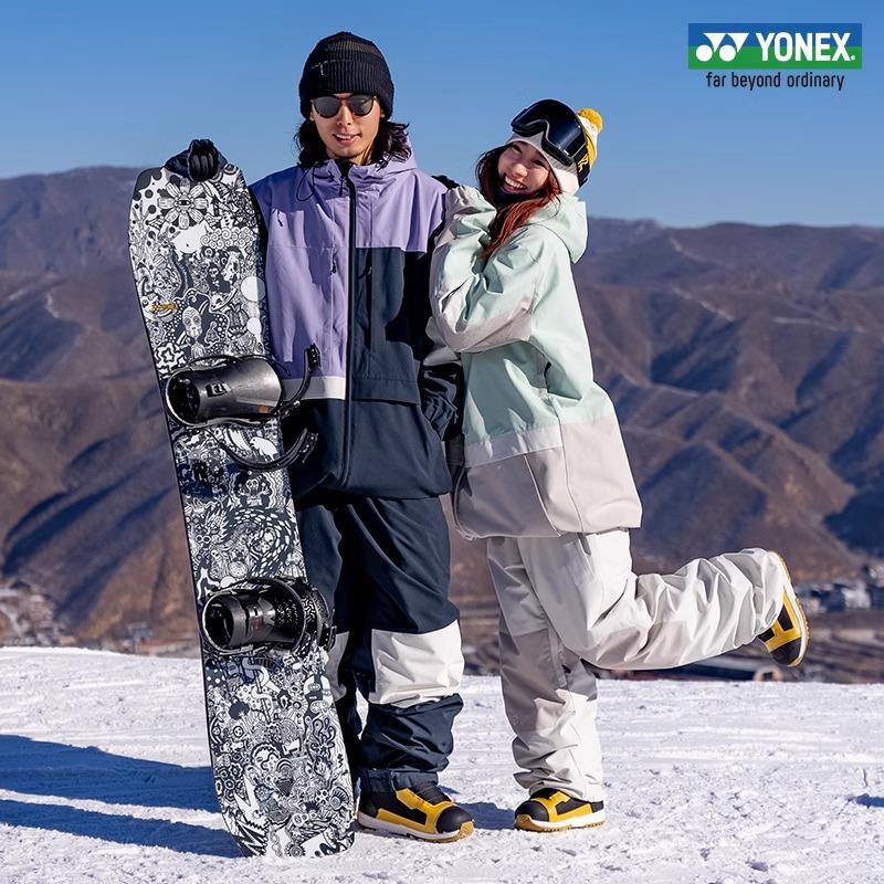 Yonex Snowboard Jacket A3Tricker Warm and Waterproof Loose-Fitting Jacket for Men and Women Yonex Snowboard Jacket A3Tricker Warm and Waterproof Loose-Fitting Jacket for Men and Women
