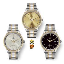 (Xiaowu Luxury Products) National Bank Fashion Series 41mm Dial Gold 18K Gold Automatic Mechanical Fashion Mens Watch Steel