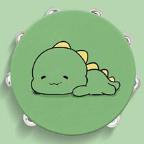 Tambourine teacher uses childrens kindergarten baby empty rattle professional percussion dance hand-cranked performance instrument tambourine