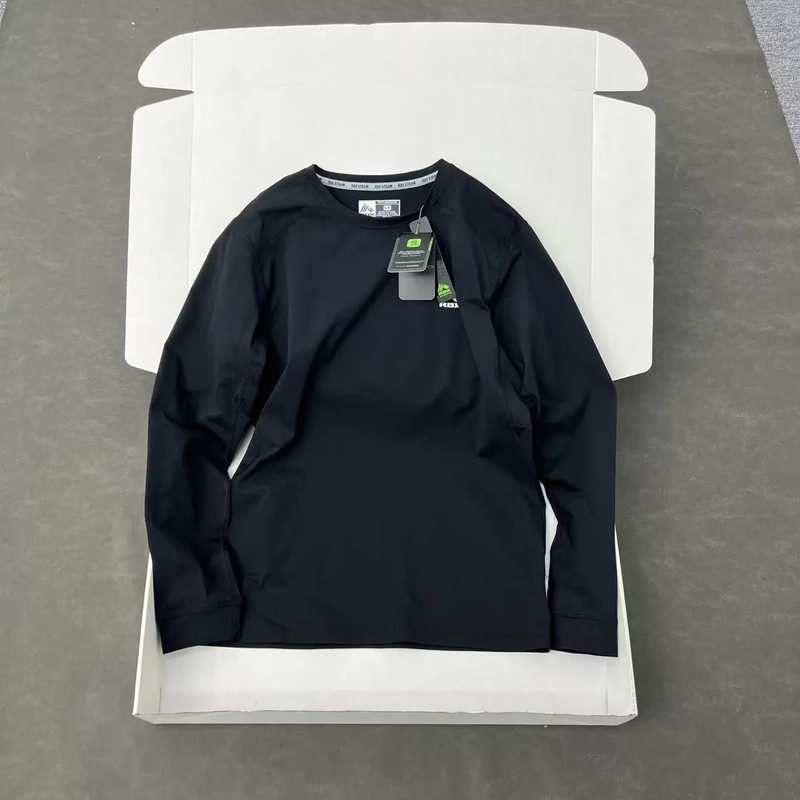 Rbx Outdoor Elastic Quick-Drying Sports T-Shirt Round Neck Men's Running Breathable Comfortable Casual Daily Hiking and Trekking