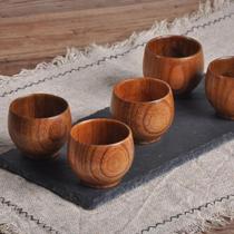 Wooden Big Belly Cups Handmade Natural Spruce Wood Cups