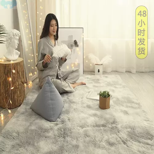 Ковер спальня для спальни прикроватное одеяло густое сон, сидя