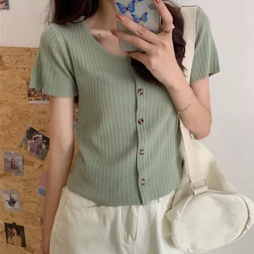 Летний воротник для тонкого топа -свитера с шелковым дном