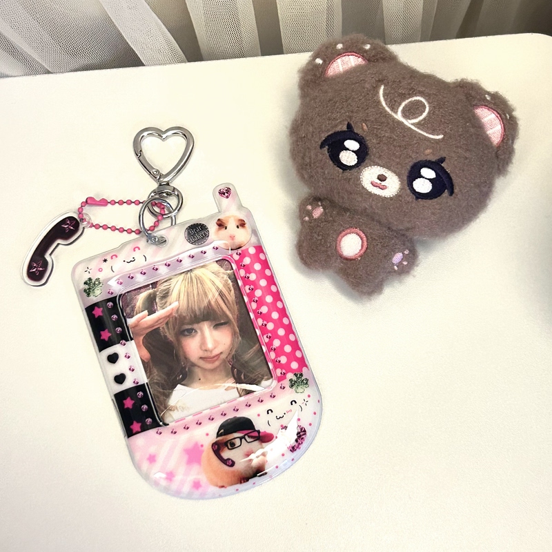 【Guinea Pig Calling】Original Design, No Attributes, Guinea Pig, Millennium, Vintage, Mobile Phone, Fan Card Holder