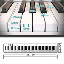 New Portable 88 Keys Foldable Digal Piano Multifunctional