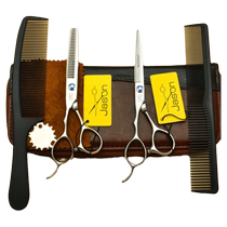 JASON 5 5 inch 6 0 inch left hand scissors hairdressing scissors flat scissors dental scissors silver blue diamond set