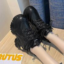 Womens Winter Chunky Sneakers Whe Black Ladies High Platf