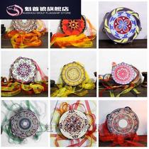 Dancing tambourine Dunhuang flying tambourine Uyghur tambourine upper tambourine exotic streamer drum props beige hand