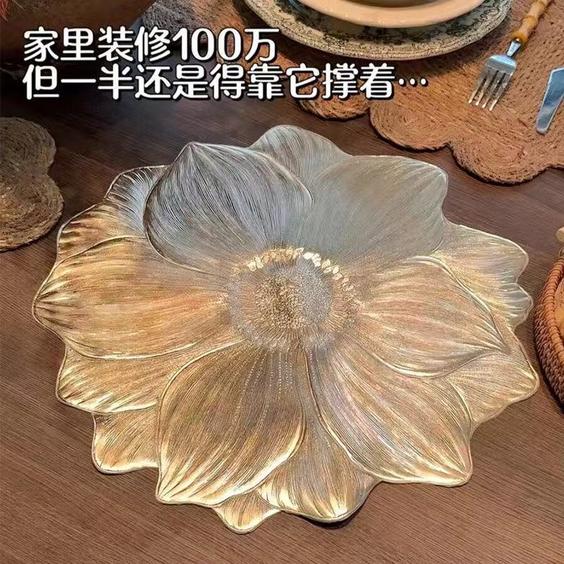 High-End Lotus Non-Slip Placemat Pvc Insulation Mat Can Be High Temperature Resistant Household Mat Table Mat Bowl Mat Decorative Mat Ornaments High-End Lotus Non-Slip Placemat Pvc Insulation Mat Can Be High Temperature Resistant Household Mat Table Mat Bowl Mat Decorative Mat Ornaments