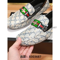 Order (WeChat: 8303687) popular mens beanie shoes fashionable and versatile casual shoes mens classic business leather