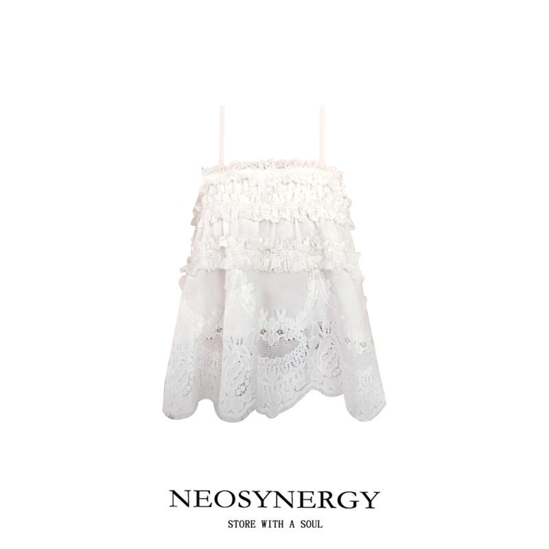 Neosynergy French-Style Pure Desire Heavy Lace Camisole 2026 Summer Slimming Inner Top for Women