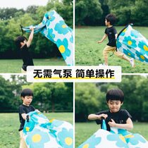 Manufacturer screaming design lazy air sofa pocket portable inflatable sitting chair single outdoor outfit wind sound