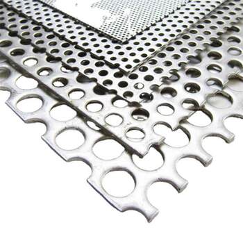 Haoxiang stainless steel perforated plate curtain wall decorative plate mesh round hole perforated plate multi-specification 304 stainless steel perforated plate