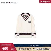 Big brand fashion luxury housekeeper color V childrens clothing for men with knitted casual collar collar college TH2342028 sweater wool