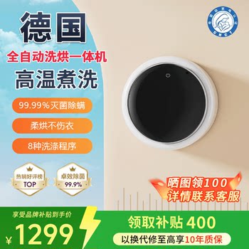 Wall-Mounted Mini Washing Machine for Washing Underwear, Mother and Baby Washing and Drying All-In-One, Fully Automatic Household Small Sock Washing Machine