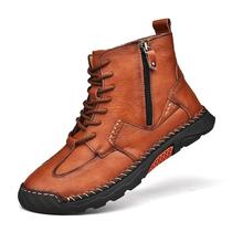 Mens Ankle Boots Handmade High Quality Outdoor Walking Hiki