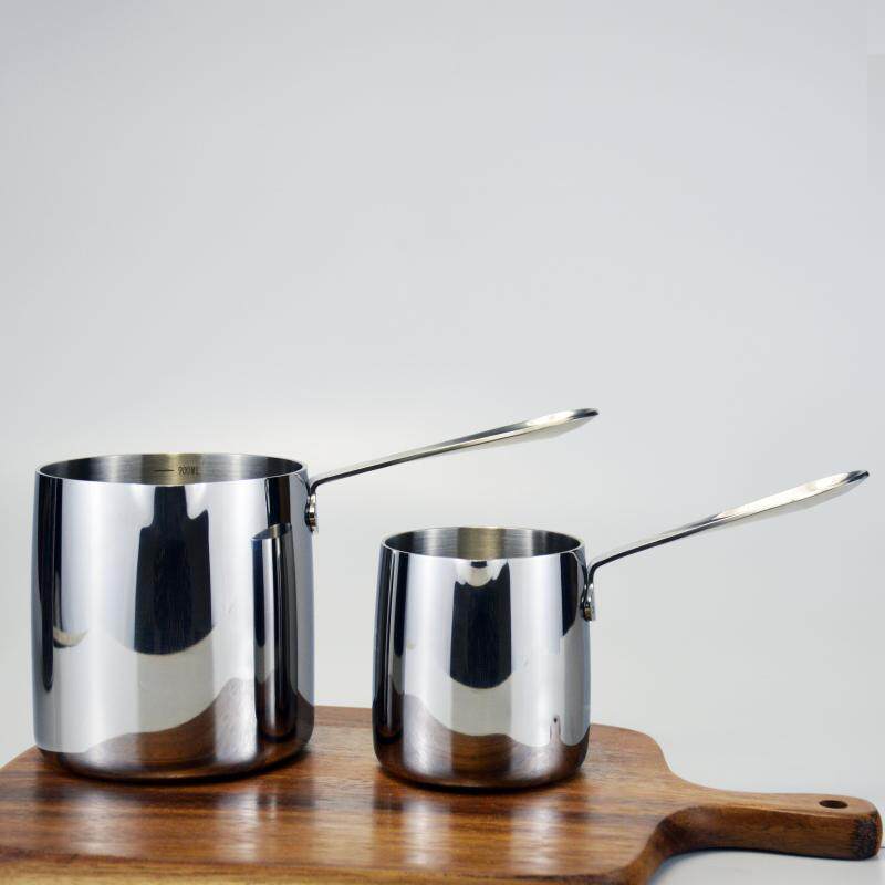 Bialetti Thickened 18/10 Composite Steel Stainless Steel Mini Milk Pot Coffee Maker Hot Cream Pot Bialetti Thickened 18/10 Composite Steel Stainless Steel Mini Milk Pot Coffee Maker Hot Cream Pot