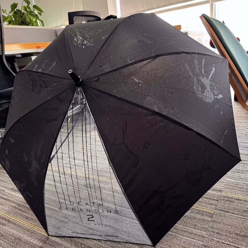 Death Stranding Limited Edition Umbrella, Creative Transparent Splicing Long-Handled Umbrella, Dual-Use for Sun and Rain, Fan Collection Gift Death Stranding Limited Edition Umbrella, Creative Transparent Splicing Long-Handled Umbrella, Dual-Use for Sun and Rain, Fan Collection Gift