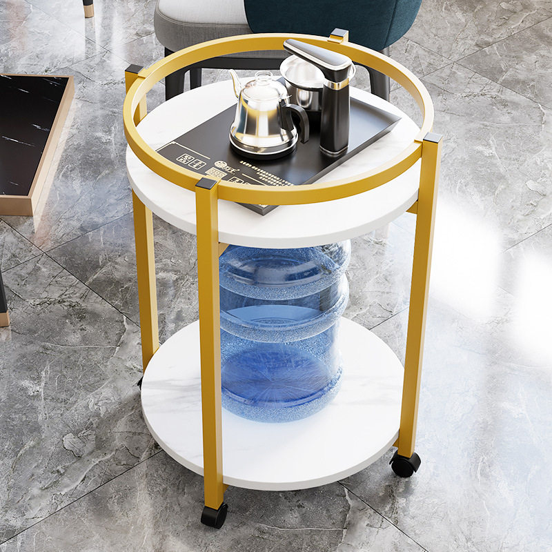Mobile tea cabinet, small tea table, side cabinet, tea table, kettle, integrated office sofa, side table, tea set storage rack