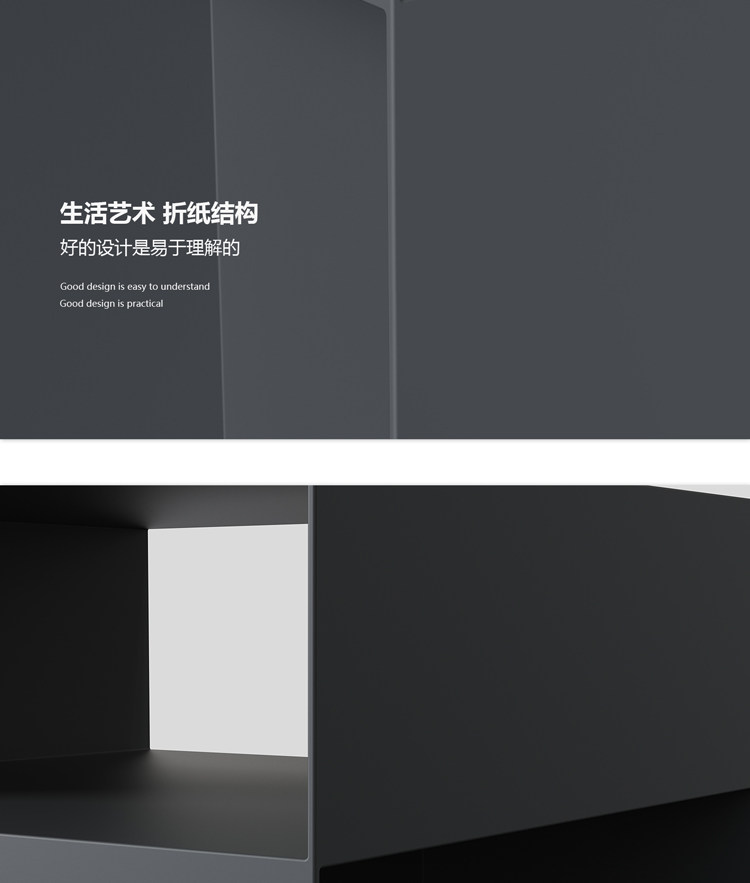 形水水草柜Or系列折纸方柜造景柜客厅边几 金属水草柜Shape water detail 13