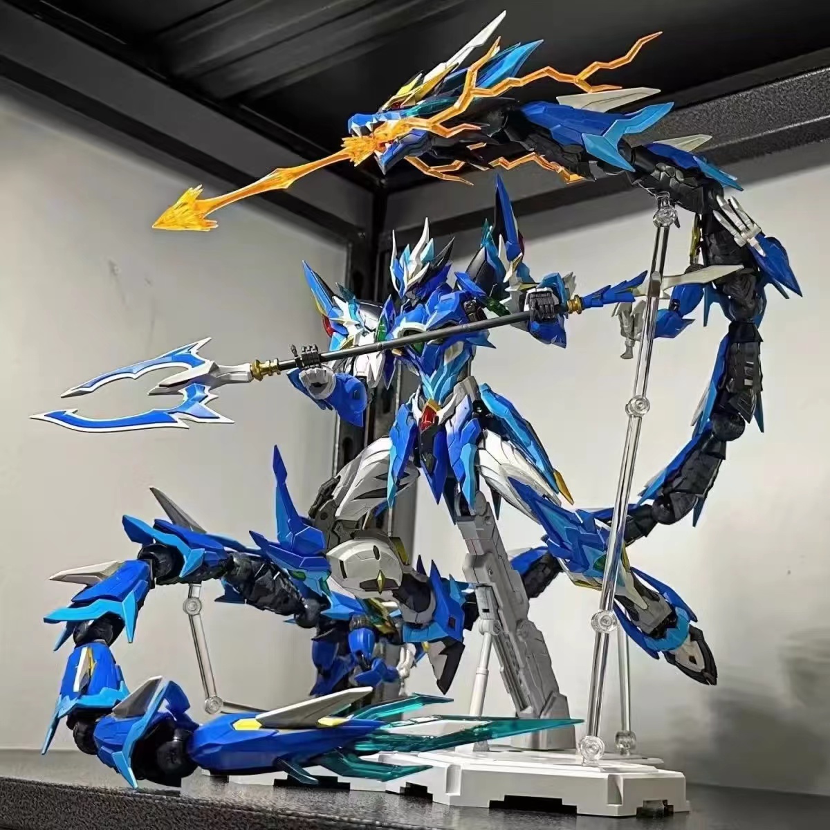 ガンダム組立玩具モデル Ao Bing Mo ダイナミックコア呂布曹仁青龍趙雲ガンジャンメカブラインドボックス男性