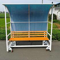 Factory direct sales bench football field mobile football protective shed player and coach special protective shed