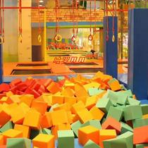 Trampoline park sponge block childrens playground playground colorful block rock climbing protection pool flame retardant anti-collision buffer