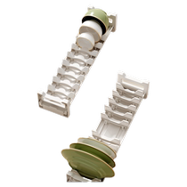 Kabei kitchen cabinet built-in dishes and dishes cabinet aluminum alloy drawer divider plate tableware storage rack