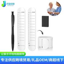 Note bracelet erasable stationery memo pen record self-discipline wrist strap silicone note snap ring sticky note