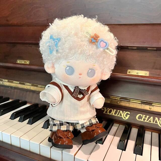 20cm Cotton Doll Clothes, Cute and Stylish, Academy Style, Spring, Summer, Autumn, Gender-Neutral Doll Outfit, Beautiful Appearance,