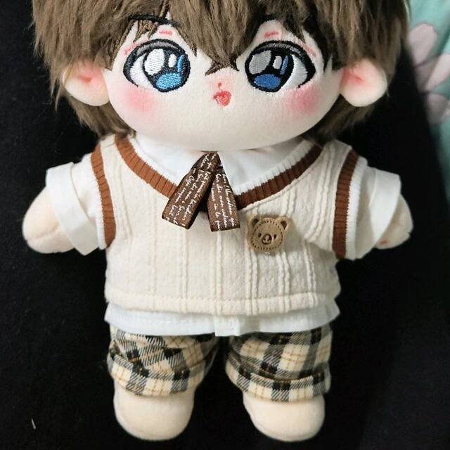 20cm Cotton Doll Clothes, Cute and Stylish, Academy Style, Spring, Summer, Autumn, Gender-Neutral Doll Outfit, Beautiful Appearance,