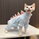 Pet Four-Legged Clothing with Fleece Lining to Protect the Belly, Small Dinosaur-Style Clothes for Hairless Cats, Sphynx Cat Clothes, Devon Cat Clothes