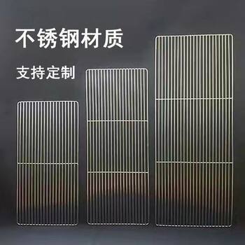Barbecue Grill Stainless Steel Rack Oven Grid Thickened Meat Roasting Grate Stainless Steel Pork Rack Commercial Baking and Drying Rack