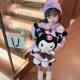 Japanese-Style Cartoon Kuromi Party Doll Backpack My Melody Plush Toy Doll Birthday Gift