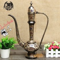 Pakistani bronze handmade large wine jug Xinjiang hotel decoration pot vase