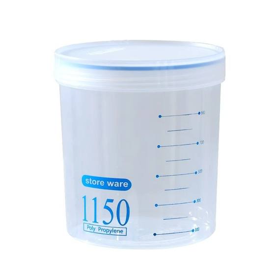 突然清仓 密封罐旋转透明塑料干货料储物瓶五谷杂粮罐冰箱收纳盒