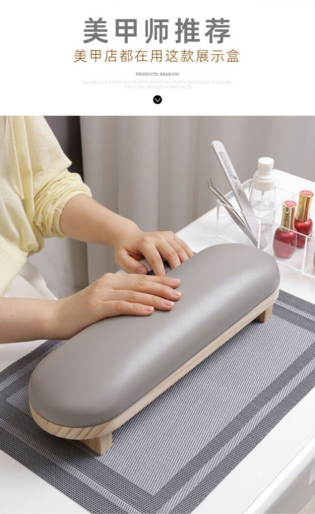 Minimalist Russian Style Leather Nail Art Hand Pillow - Product image 7