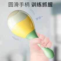 Newborn month old sand hammer 4 toys baby babys 3 rattles that can be grasped by the hand 6 training 0 biting rattles