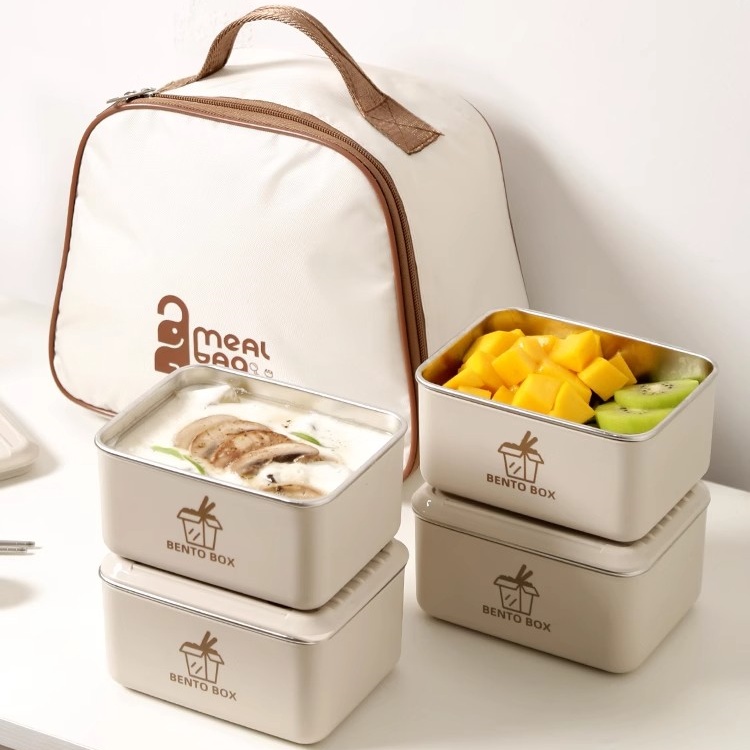 オフィスワーカー向けのドイツの天才断熱ランチボックスは電子レンジで温めることができ、学生向けの多層ステンレススチールランチボックスです。