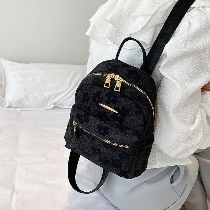 рюкзак pu leather shoulder mini small backpack multi-function ladie No brand