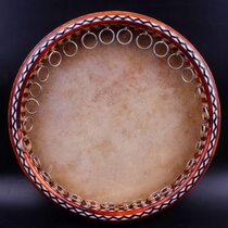 Xinjiang national musical instrument Uyghur cowhide tambourine standard drum