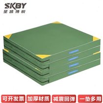 Gymnastics mat somersault mat high jump dance martial arts sports training folding thickened canvas sit-ups sponge mat