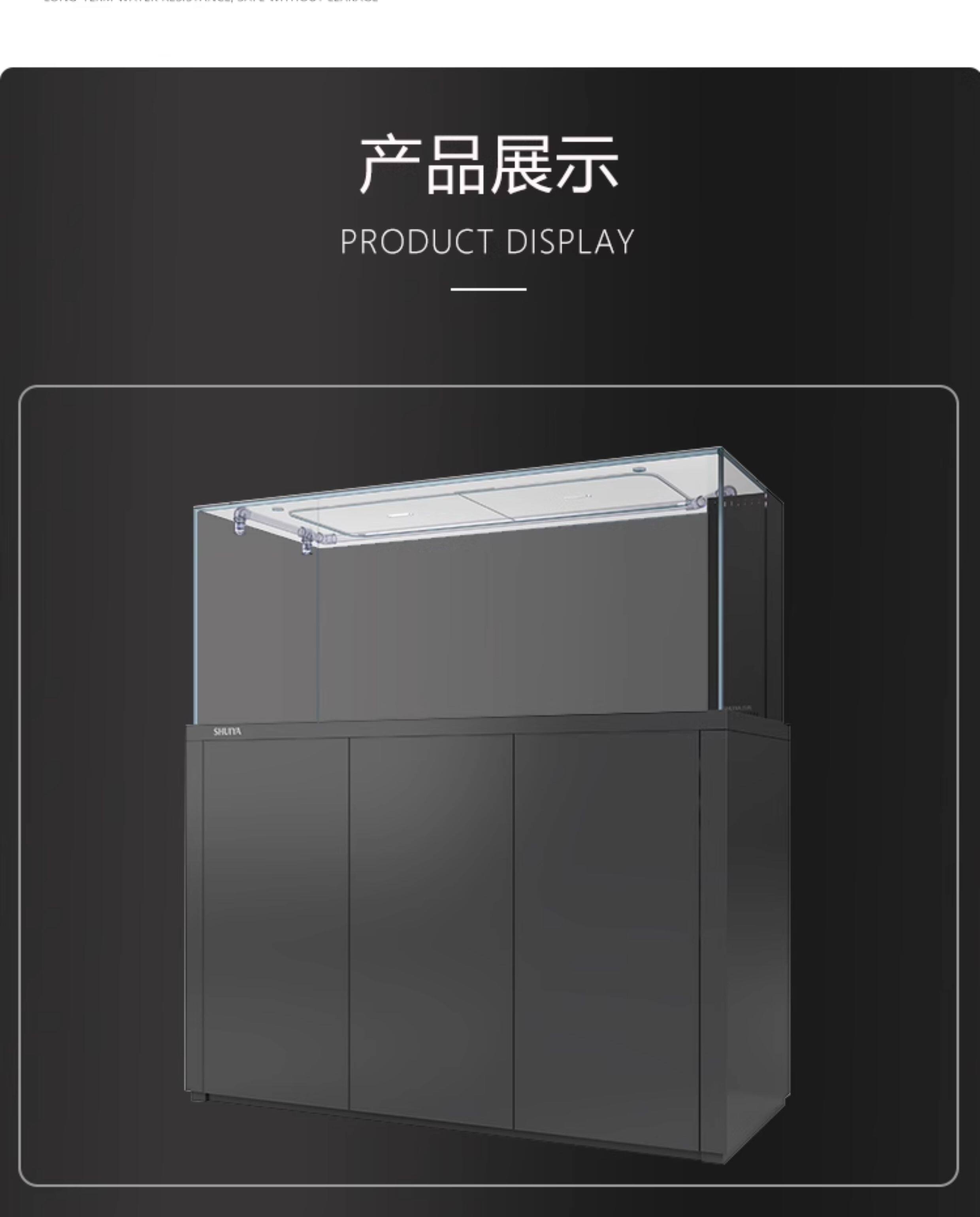 水鸦鱼缸野采溪流缸南美原生缸鱼缸客厅大型底滤缸七彩生态龙鱼缸 detail 28