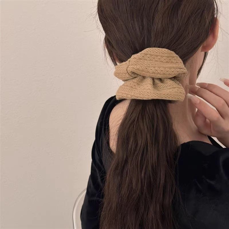 Korean Style Hair Ties for Women, Extra Large Bun Hair Accessories, High-End Hair Ornaments