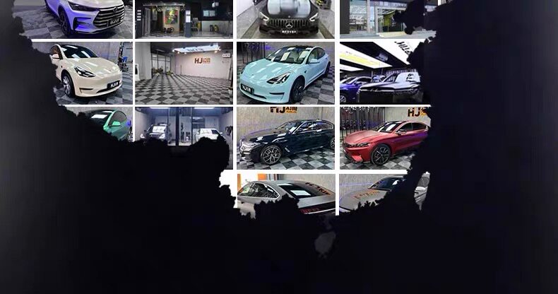 Car Color Changing Film Pet Whole Car Body Car Tpu Car Clothing Car Film Piano Black Shy Powder Flowery Powder