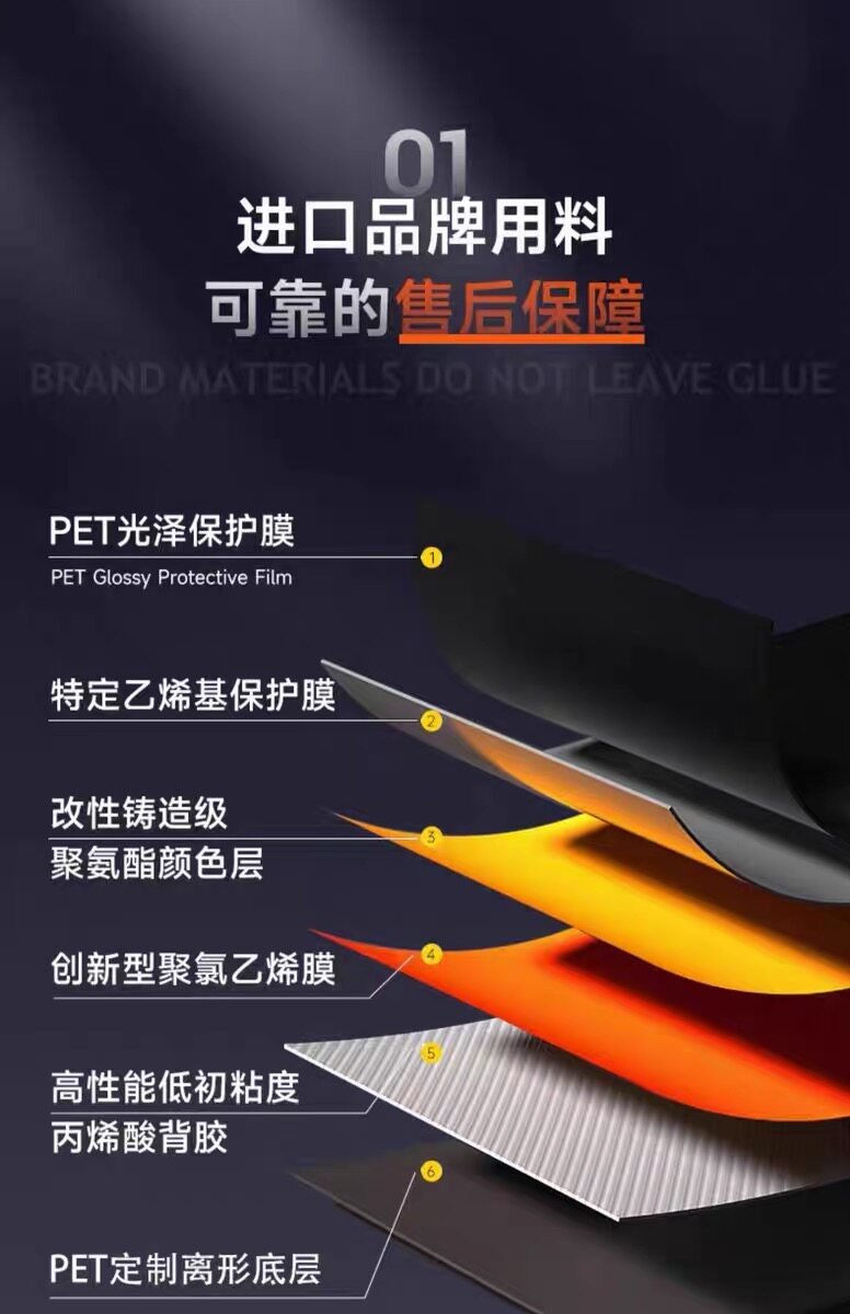 Car Color Changing Film Pet Whole Car Body Car Tpu Car Clothing Car Film Piano Black Shy Powder Flowery Powder