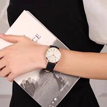 (Xiaowu Shepin) (Hu Ke Recommended) Watch Womens Fashion Fritillary Disc Round Watch Light Luxury Watch Waterproof Gift