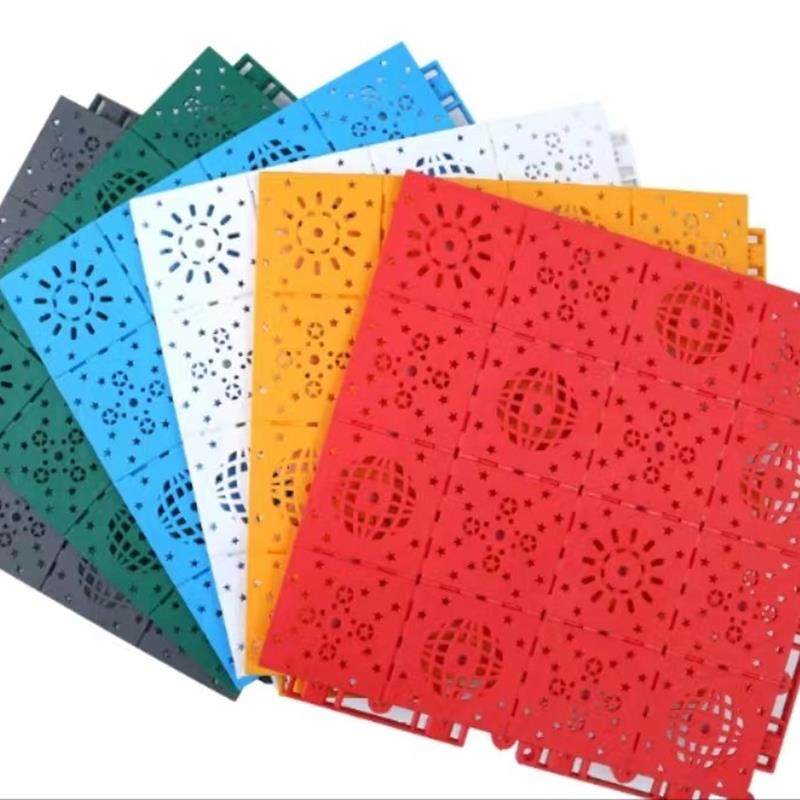 Outdoor Plastic Suspended Floor Kindergarten Track School Splicing Sports Non-Slip Waterproof Basketball Court Suspended Floor